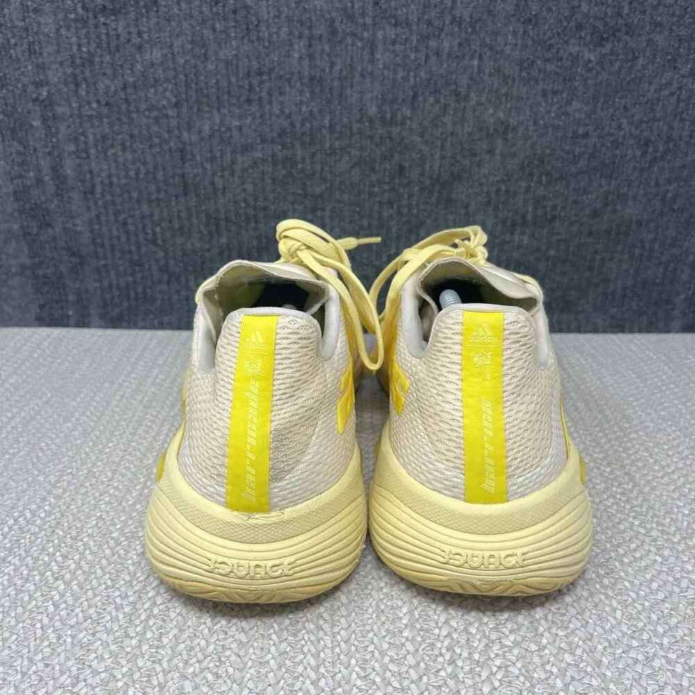 Adidas Barricade Clay Tennis Shoes Court Ecru Tint Yellow Mens Size 12 GY1448